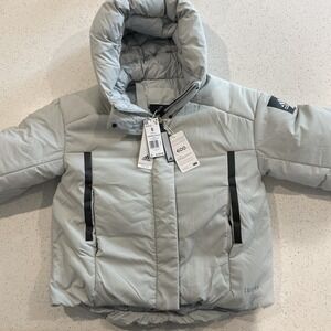 ADIDAS WOMEN WONDER SILVER MYSHELTER COLD.RDY 600 DOWN JACKET SIZE S‎ NWT